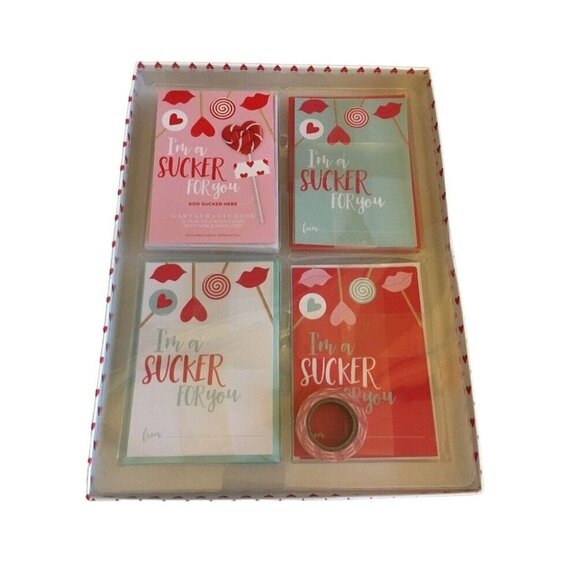 School Valentine Day Value Pack Featuring 90 Valentines & 150 Stickers Kids Card - Picture 1 of 6